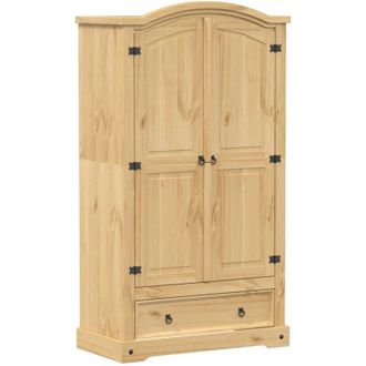 vidaXL Wardrobe Corona 102x52x186 cm Solid Wood Pine vidaXL