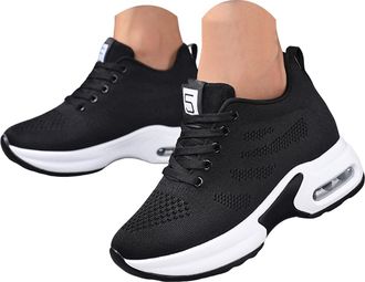 Generic Womens Orthopedic Trainers Running Shoes Chunky Sneakers for Women Air Cushion Athletic Sports Lightweight Tennis Walking Sneakers Fashion Platform Ca