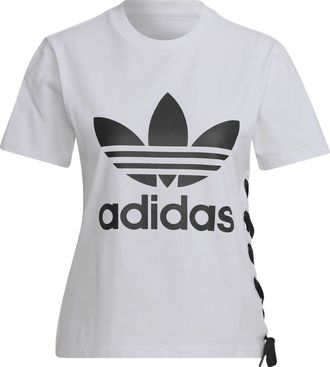 adidas (WMNS) adidas Always Original Trefoil T-Shirt Asia Sizing White Black HS2598