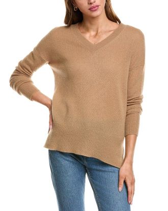 Alberta Ferretti Philosophy Oversized V-Neck Sweater