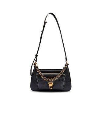 Coccinelle Womens Handbag Black Cowhide Bags - Handbags