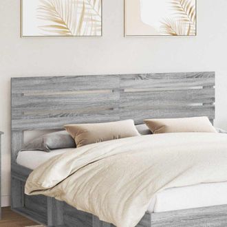 vidaXL vidaXL Testiera Grigio Sonoma 180 cm Legno multistrato