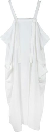 Yohji Yamamoto Abito destrutturato garzato - Dresses - Mujer - Blanco - S