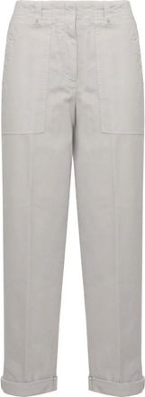 PESERICO Pantalones Panicale - Trousers - Mujer - Gris - M