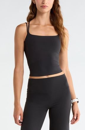 Zella Zen Strappy Camisole in Black at Nordstrom, Size X-Large