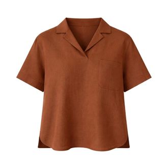 Gran Sasso Shirts, female, Brown, Size: 2XS Shirts