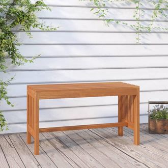 vidaXL Vidaxl - Banco De Jard&iacute;n De Madera Maciza De Eucalipto 80 Cm