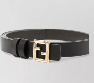 Fendi leather reversible belt