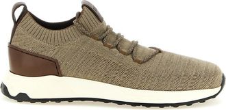 Tod's Brown Textured Sneakers