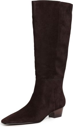 Madewell Womens The Lexie Tall Boots in Suede, Coffee Bean, 5.5 UK