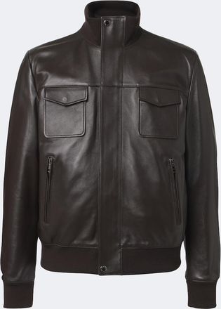 Dolce & Gabbana Leather blouson jacket