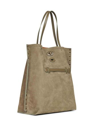 Zanellato Womens Tote Bag Aspasso Green Handbags Hand