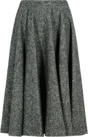 Dolce & Gabbana Two-Tone Virgin Wool Blend Skirt