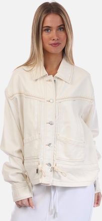 HUGO BOSS Womens Denim Jacket - Cream - Size: 18/16
