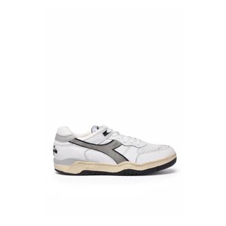 Diadora B.560 Used Sneakers - Heren - Schoenen - Wit - Maat: 44 1/2 EU Leer
