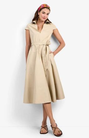 Trina Turk Delfina Dress in Beachy Beige at Nordstrom, Size 14