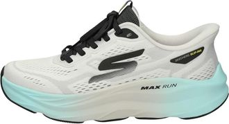 Skechers Slip-ins: Max Cushioning - Max Run - Heren - Sneakers - Wit - 42 EU - Schoenen