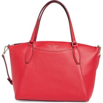 Kate Spade New York monica satchel in Cherry Rouge at Nordstrom Rack