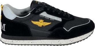 Aeronautica Sc 0288Uct 03545 Sneaker - Heren - Sneakers - Zwart - 44 EU - Polyester - Schoenen