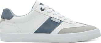 s.Oliver Witte Vetersneakers voor Mannen - Heren - Sneakers - Wit - 45 EU - Schoenen