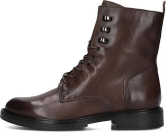 Omoda Bruine leren veterschoenen voor dames - Dames - Veterlaarzen - Bruin - 37 EU - Schoenen
