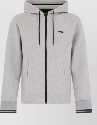 HUGO BOSS hooded zip-up sweatshirt