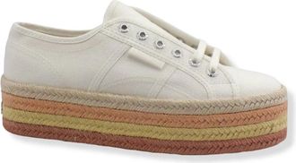 Superga 2790 Rope Espadrille - Dames - Sneakers - Wit - 41 EU - Leer - Schoenen
