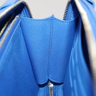 Louis Vuitton Pre-owned Vintage Cross Body Bag - Dames - Vintage Schoudertas - Blauw - ONE Size - Leer - Vintage