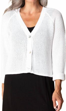 Habitat Coastal Crochet Cardigan In White