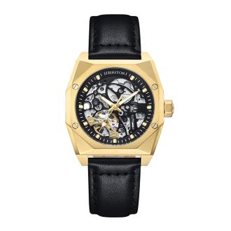 Heritor Elliott Leather-Band Watch