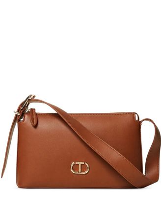 Twin-Set Borsa a spalla con fibbia - Marrone
