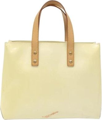 Louis Vuitton Tweedehands leren Louis Vuitton tassen - Dames - Vintage Shopper - Beige - ONE Size - Leer - Vintage