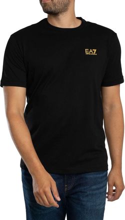 Emporio Armani Terug Logo T-Shirt, Zwart