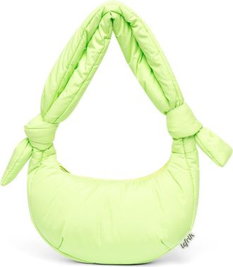 Lefrik Biwa Puffy Micro Bag in Lime at Nordstrom