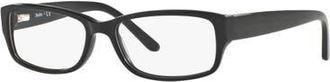 Sferoflex 51mm Rectangle optical glasses in Black at Nordstrom