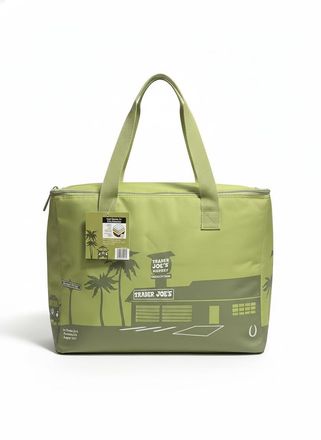 Generic Trader Joes Insulated Reusable Tote Bag - Eco-Friendly Grocery Shopping Bag with Insulation limited Color (Olive)