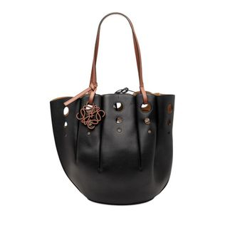 Loewe Pre-owned LOEWE Paulas Ibiza Perforated Leather Shell Basket Tote Ladies 7S0EYMAAYZZD2KVK