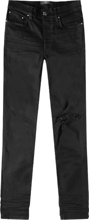 Amiri Mens Broken Jeans In Aged Black