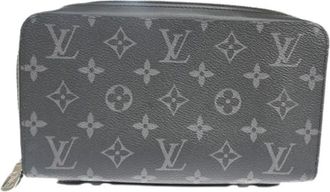 Louis Vuitton Pre-owned Clutches, female, Black, Size: ONE SIZE Pre-owned Vintage Canvas Wallet