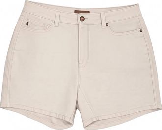 Judy Blue Womens Embroidered Shorts In Bone