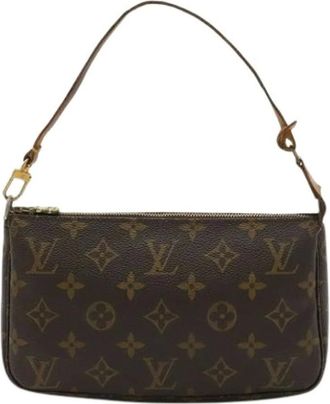 Louis Vuitton Pre-owned Mini Bags, female, Brown, Size: ONE SIZE Pre-owned Mini Pochette Accessoires
