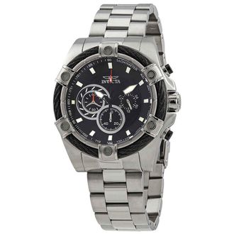 Invicta Speedway Black Dial Chronograph Mens Watch 25512