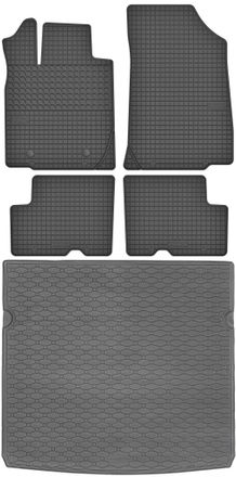 OEM Juego De Alfombrillas De Goma Para Coche Y Maletero Para Dacia Duster I Suv (2010-2017)
