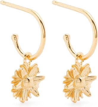 Wouters & Hendrix Daisy hoop earrings - Oro
