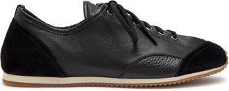 Christophe Lemaire Gummy Grip Panelled Leather Sneakers - Black - 36 (IT36/ UK3)