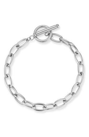 Glaze Jewelry Oval Link Chain Toggle Bracelet in Silver at Nordstrom Rack