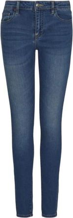 A|X Armani Exchange Super Skinny Stretch Denim Jeans - Dames - Skinny Jeans - Blauw - W25 - Denim - Jeans