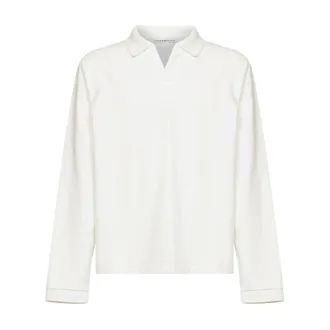 STUDIO NICHOLSON Polo Shirt - male - Studio Nicholson - Polo Shirts - White - S - Tops