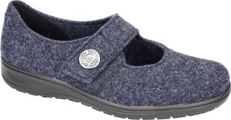 Solidus Schoenen, Dames, Blauw, 39 1/2 EU, Wol, Heaven 040 Slipper