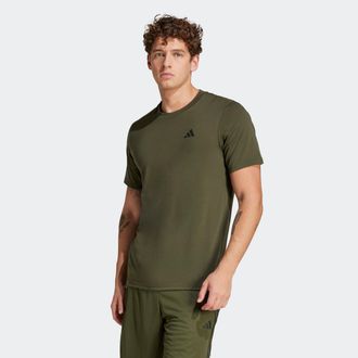 adidas T-Shirt ADIDAS PERFORMANCE TR-ES FR T, Herren, Gr. XXL, night cargo, schwarz, Obermaterial: 70% Polyester, 30% Baumwolle, normal, Rundhals, Shirts T-S